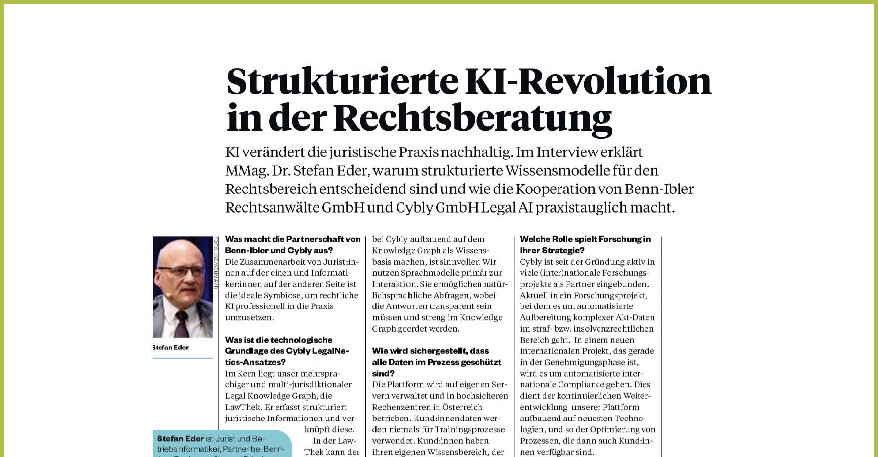 Strukturierte KI-Revolution in der Rechtsberatung